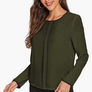 NEW Women’s Silk Long Sleeve Blouse